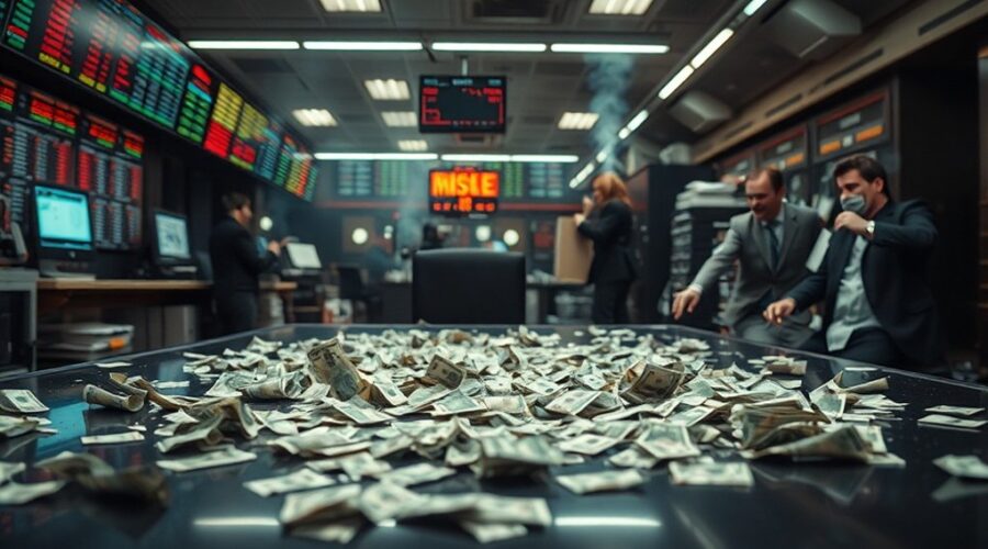 crise financeira incontrolável se agrava